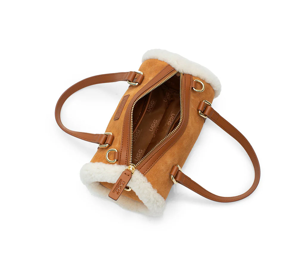 Women Hand Carry Adjustable Strap Over Shoulder Zip Quiana Bag - Image 7
