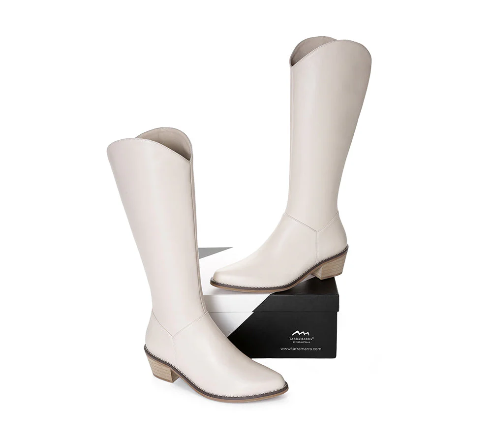 Women Leather Boots Knee-High Fashion Boots Catalina - Image 10