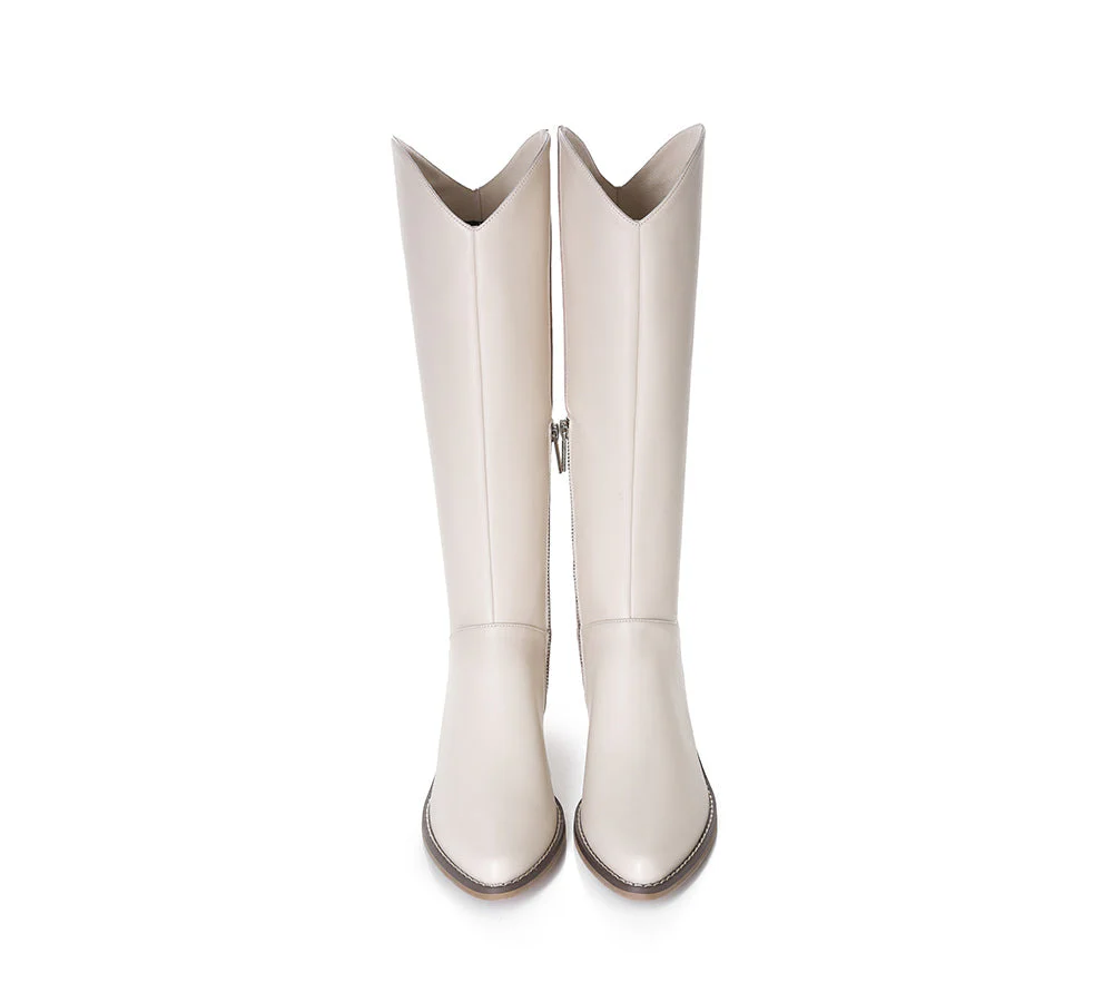 Women Leather Boots Knee-High Fashion Boots Catalina - Image 12