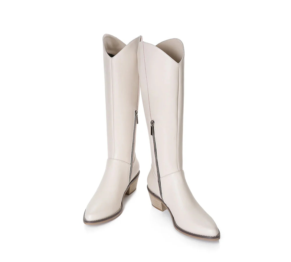 Women Leather Boots Knee-High Fashion Boots Catalina - Image 13