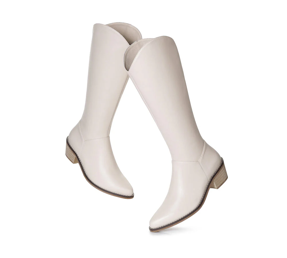 Women Leather Boots Knee-High Fashion Boots Catalina - Image 14