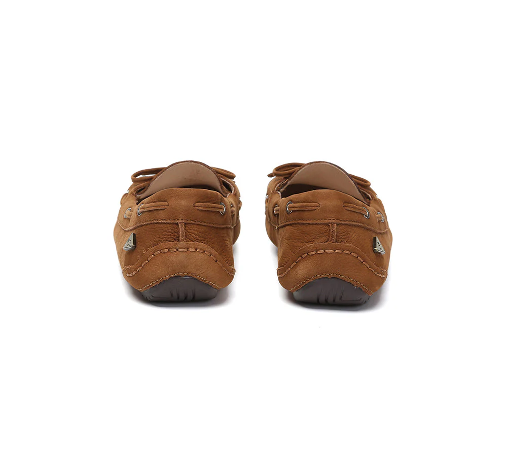 Women Leather Bow Casual Loafers Summer Moccasins Monty - Image 14