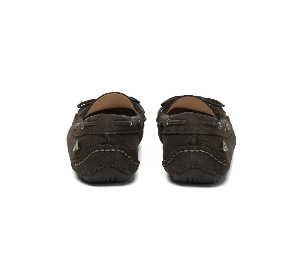 Women Leather Bow Casual Loafers Summer Moccasins Monty - Image 26