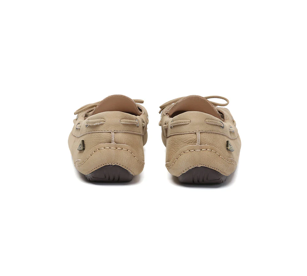 Women Leather Bow Casual Loafers Summer Moccasins Monty - Image 8