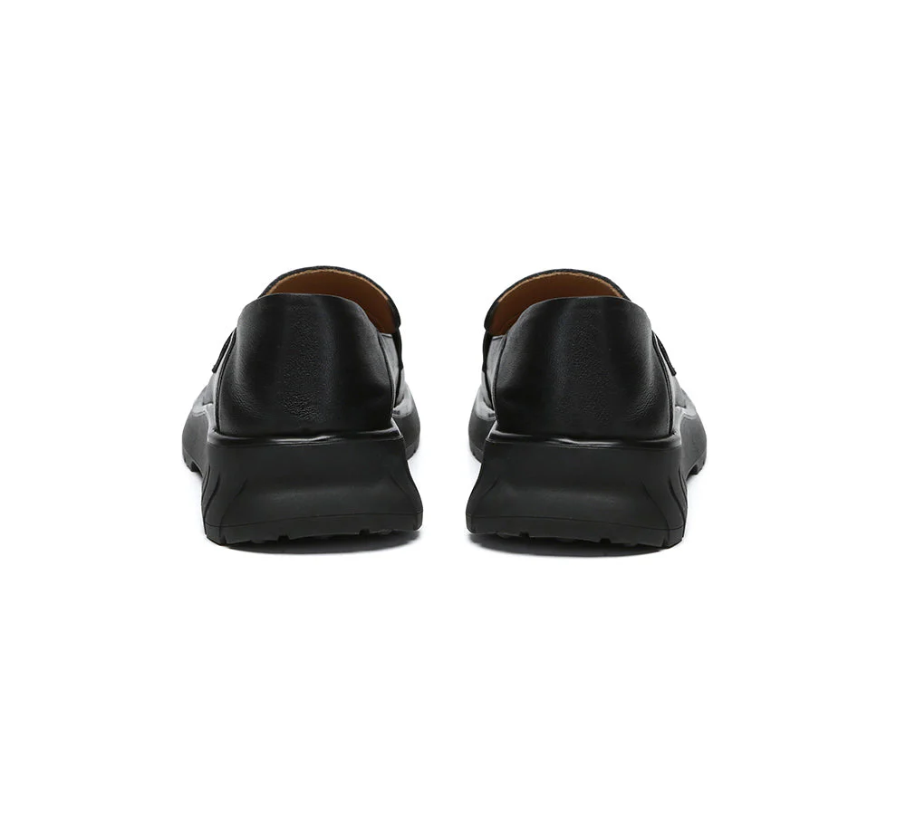Women Leather Loafers Flexible Heel Flats Pansy - Image 13