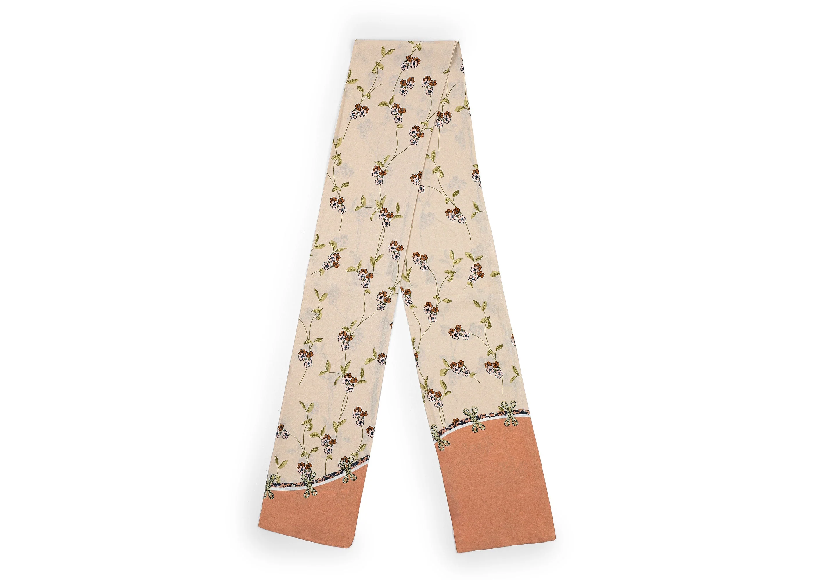 Women Long Silk Scarf - Image 22