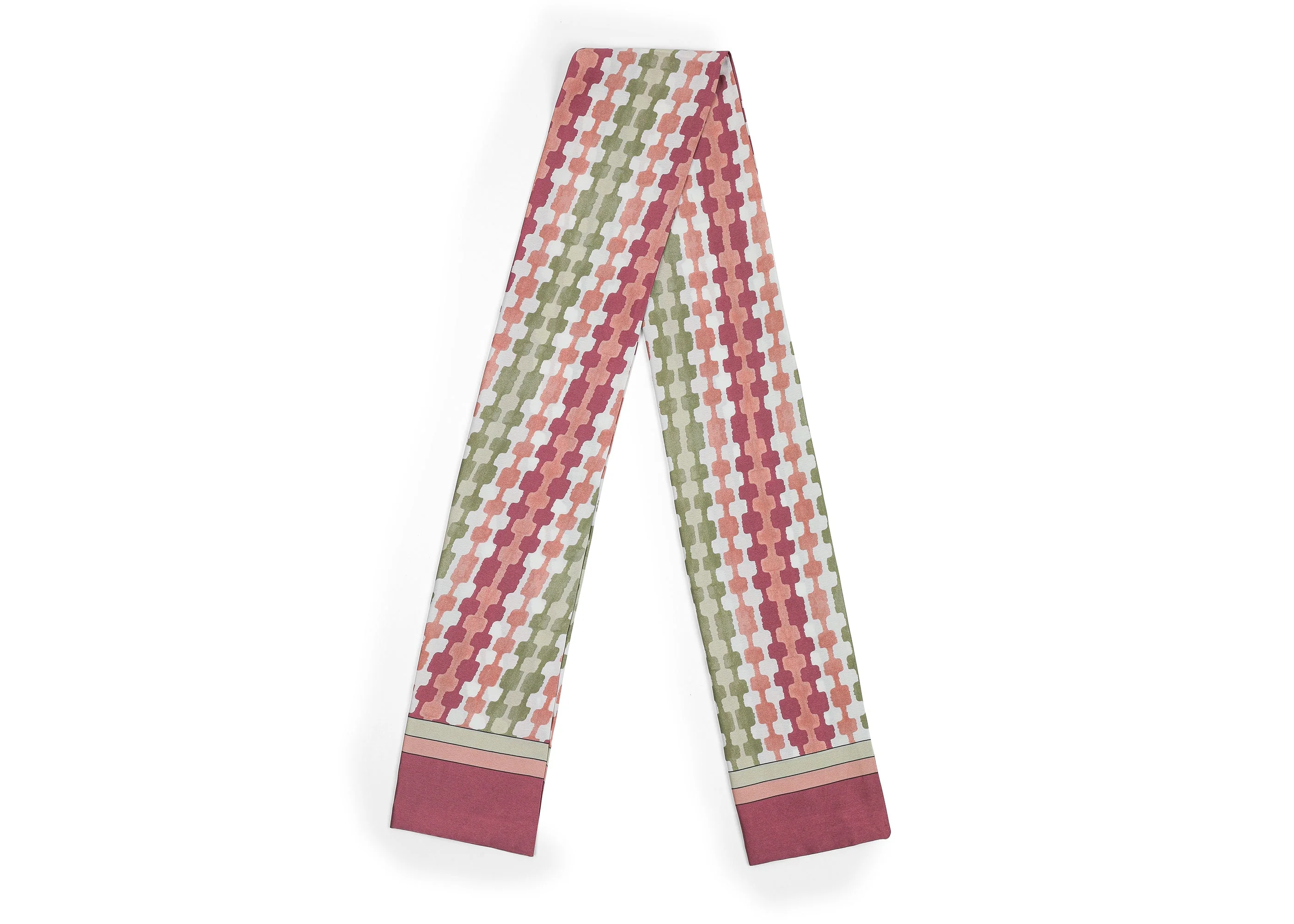 Women Long Silk Scarf - Image 23
