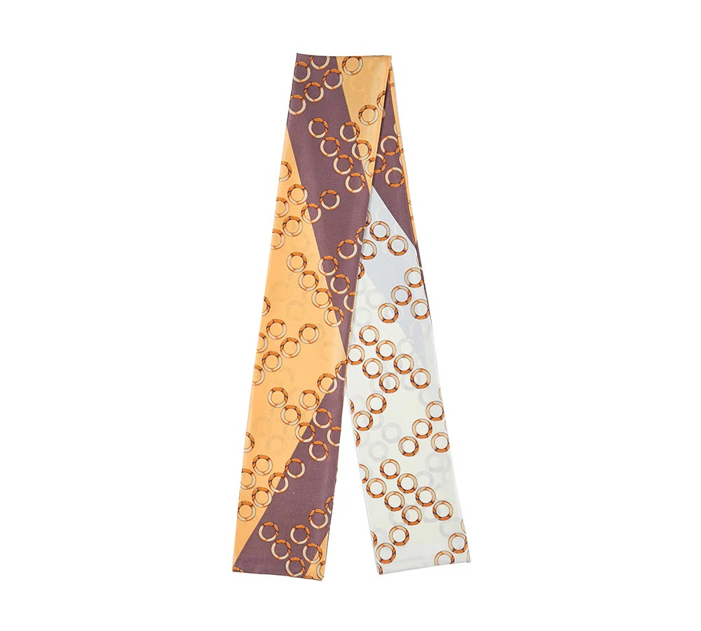 Women Long Silk Scarf - Image 27