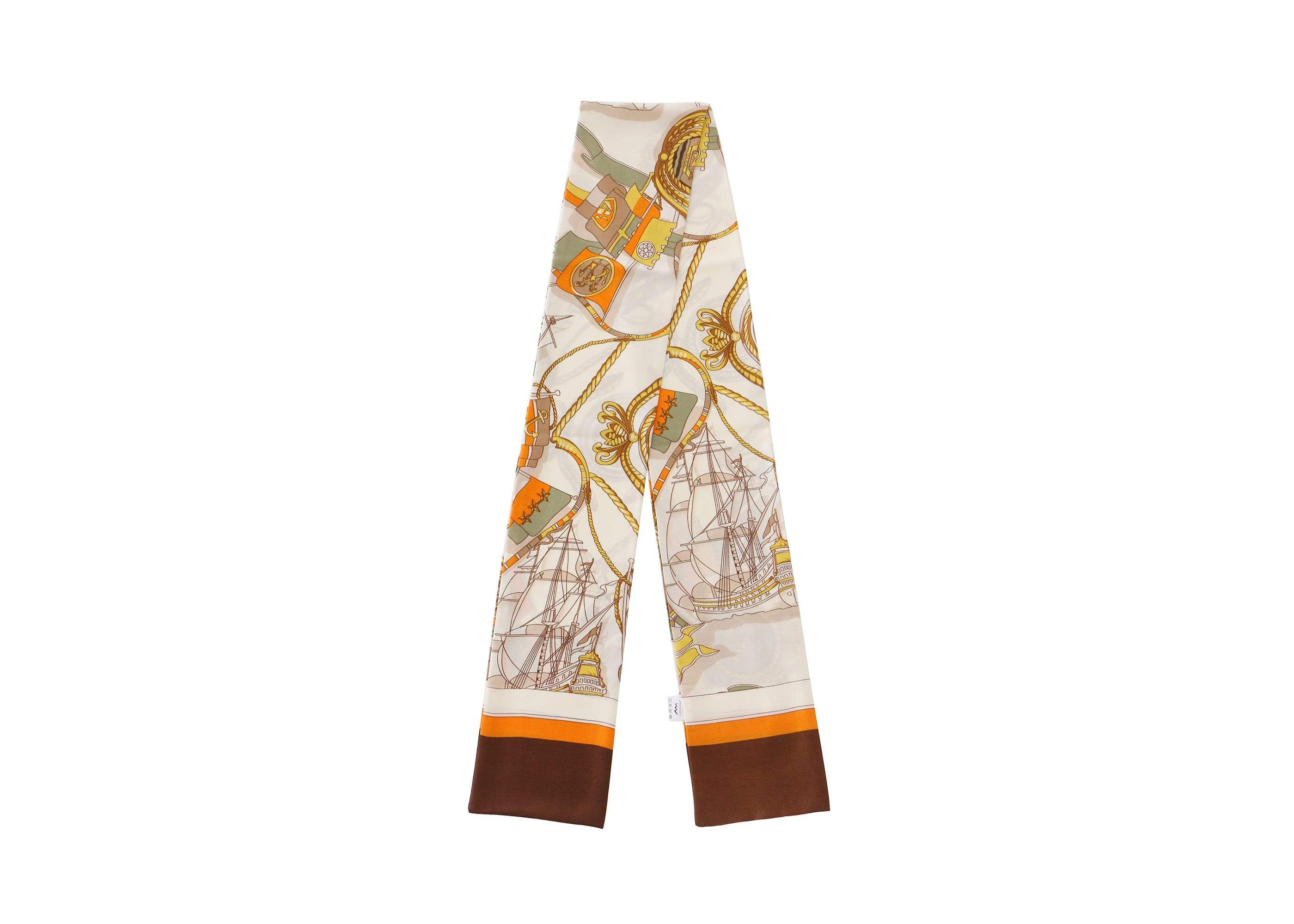 Women Long Silk Scarf - Image 4