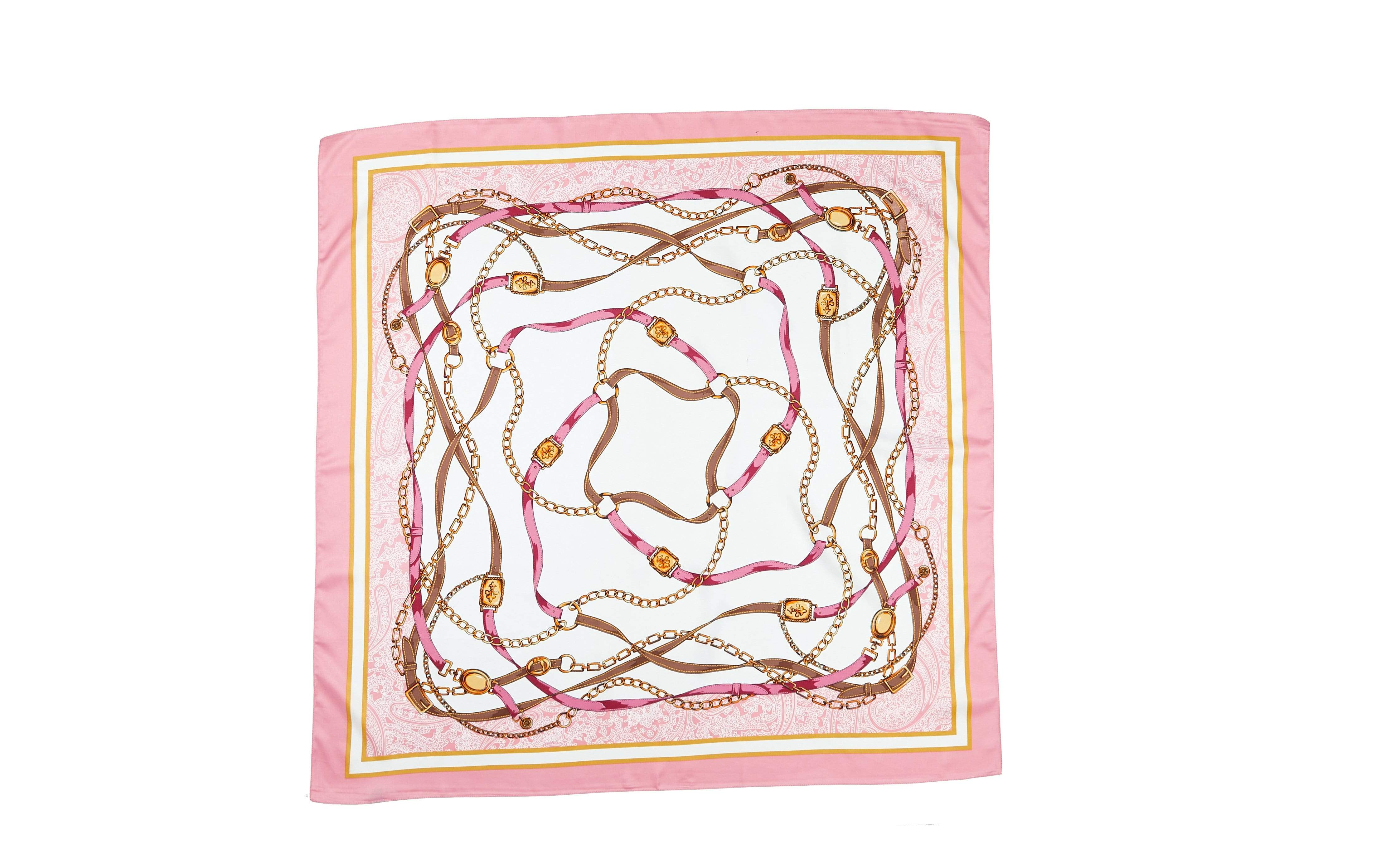 Women Square Silk Scarf - Image 10