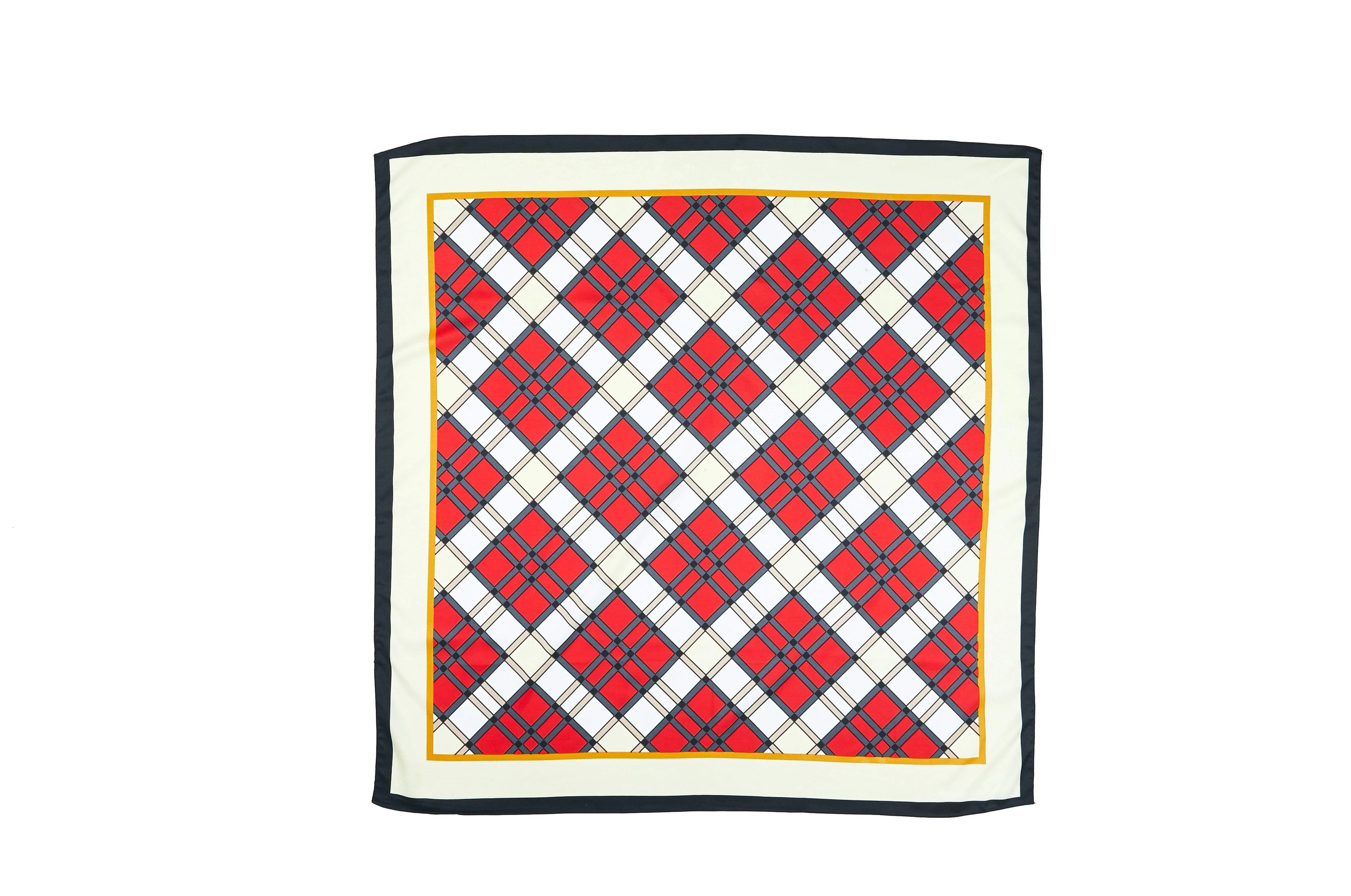 Women Square Silk Scarf - Image 12