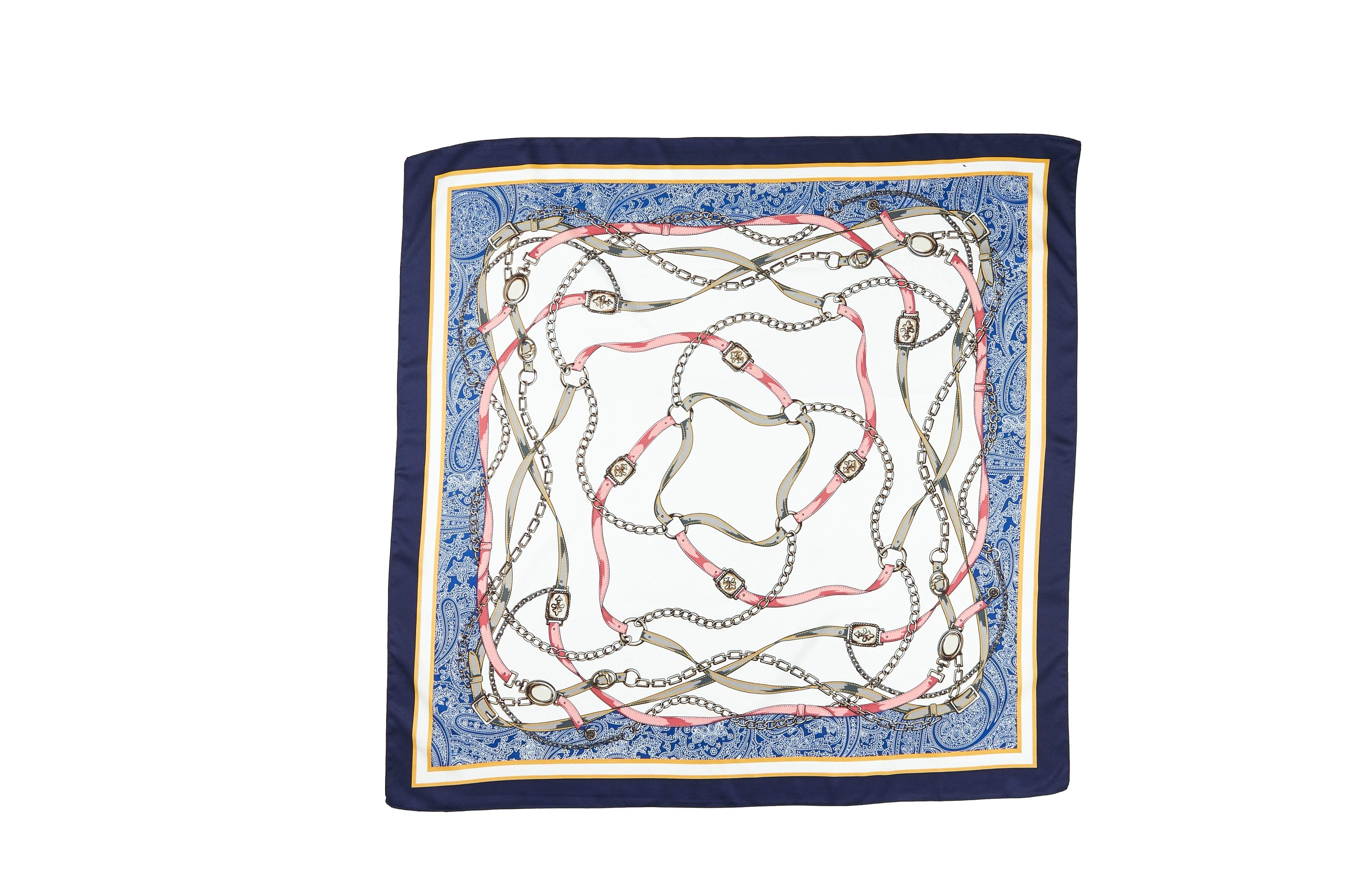 Women Square Silk Scarf - Image 15
