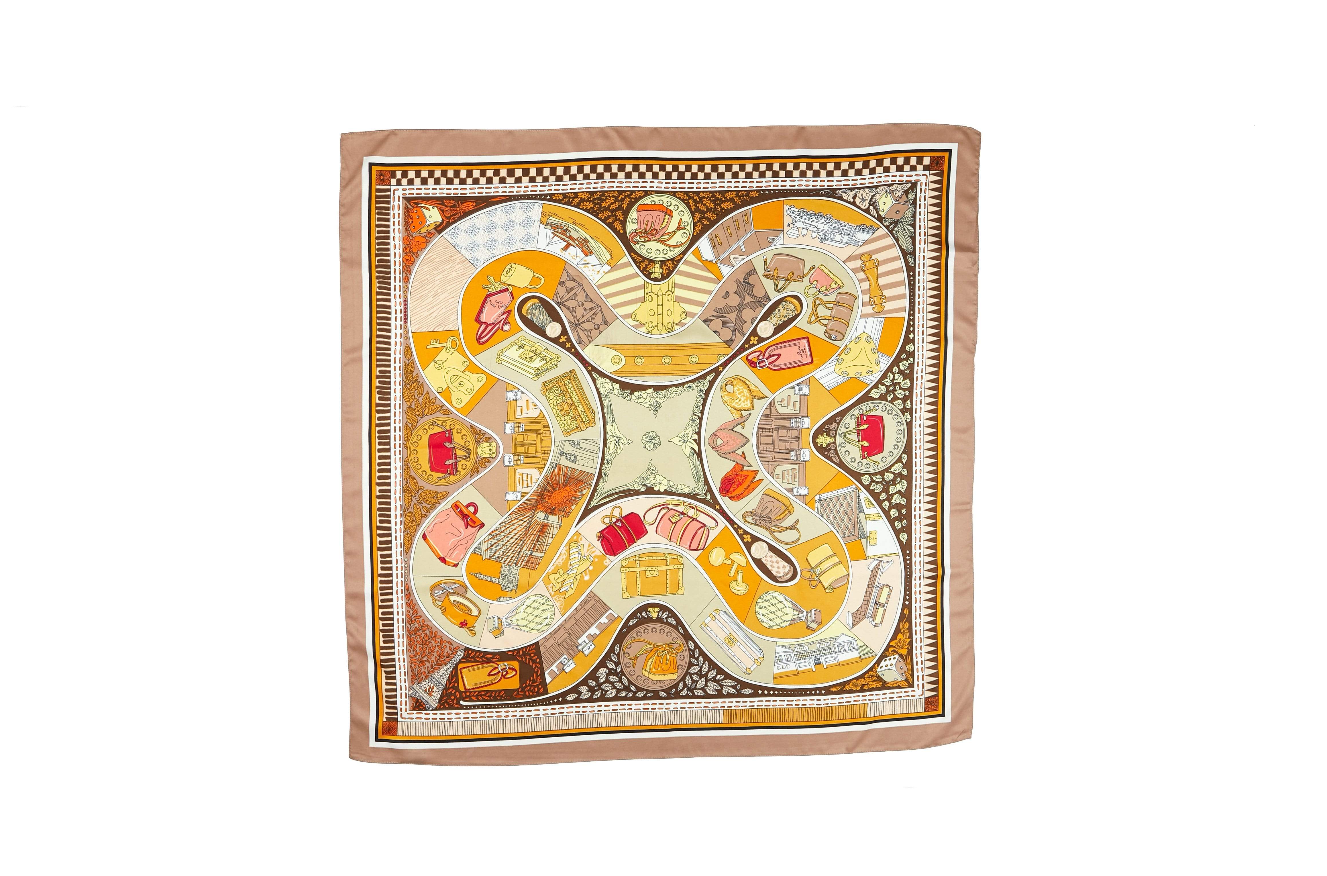Women Square Silk Scarf - Image 17