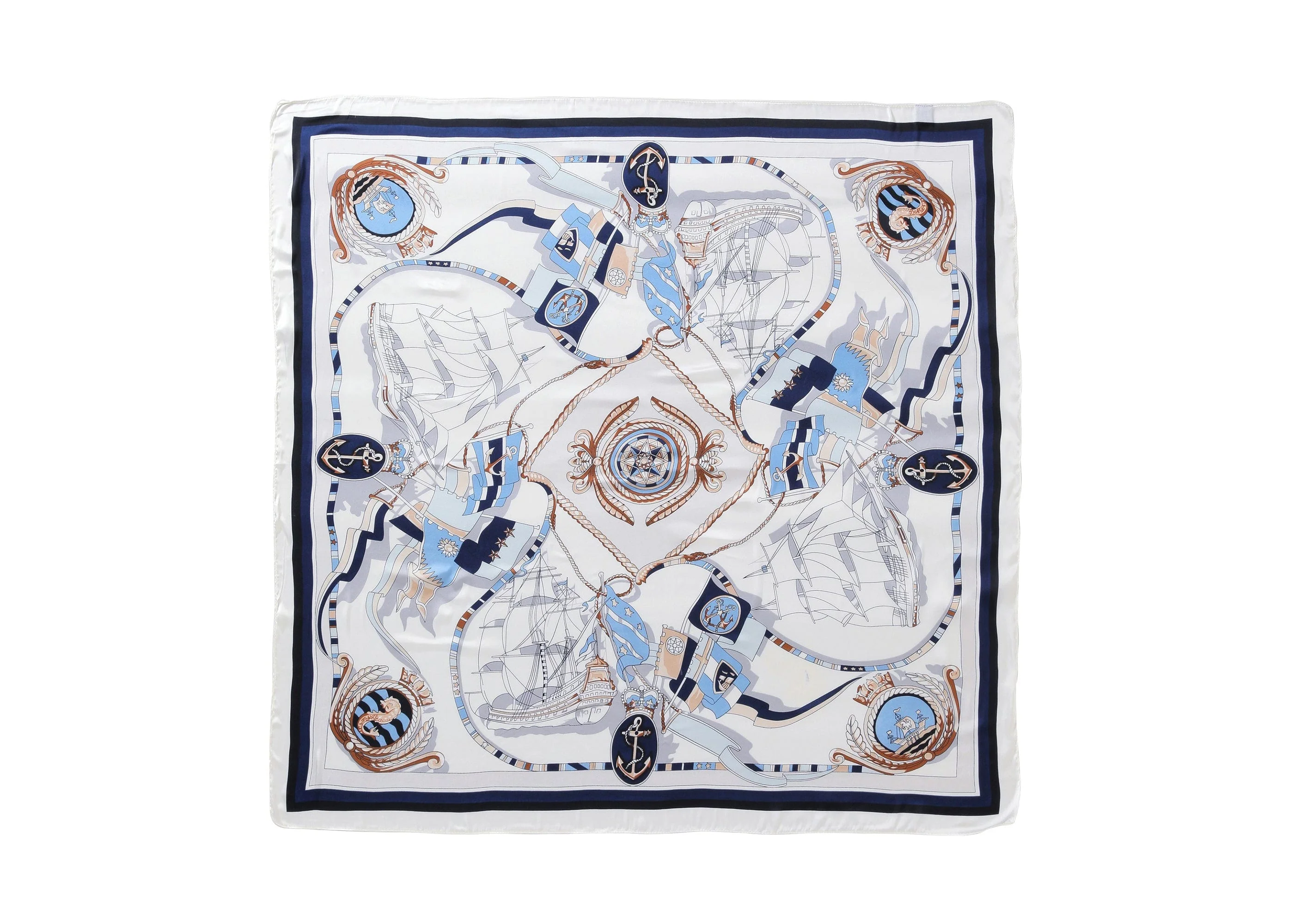 Women Square Silk Scarf - Image 19