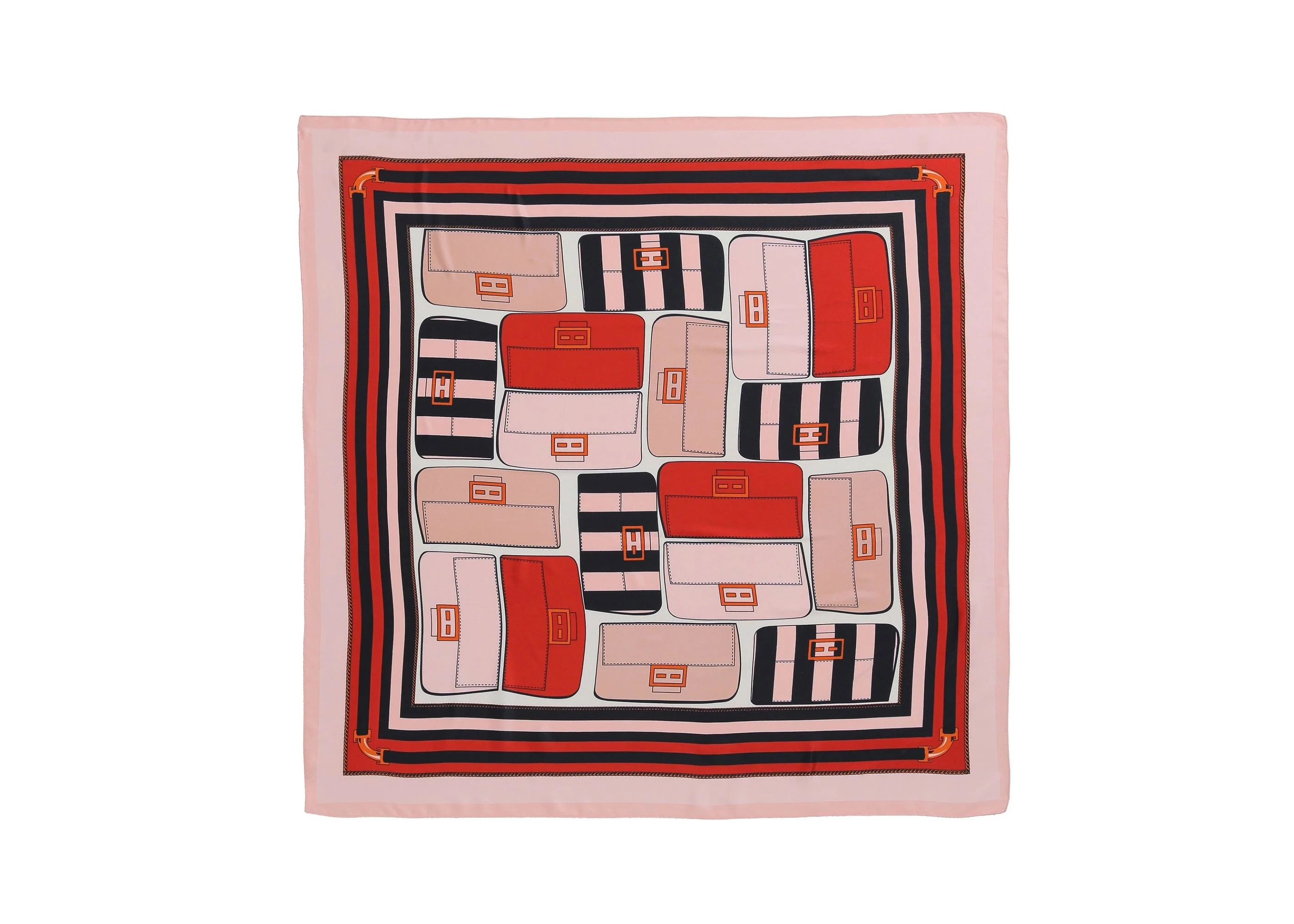 Women Square Silk Scarf - Image 20