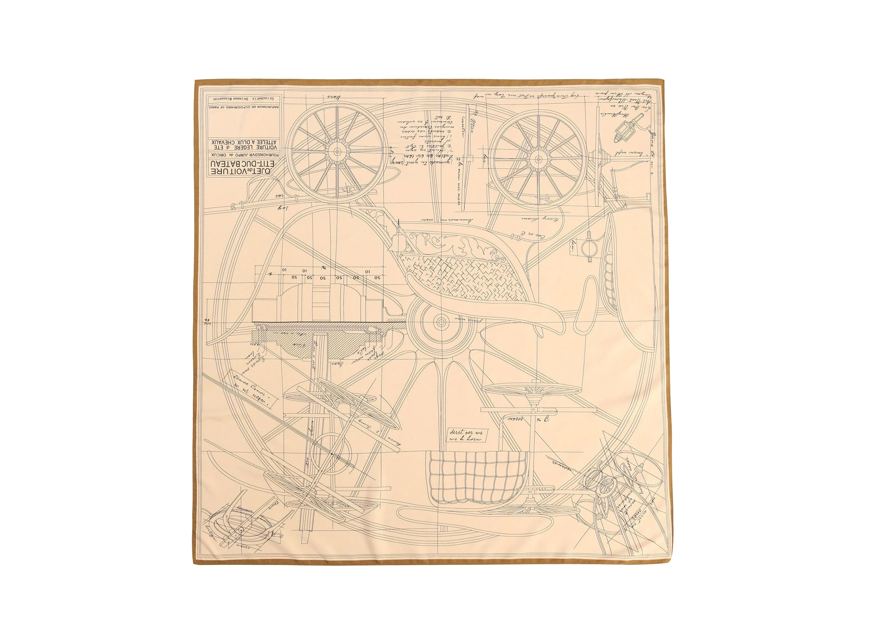 Women Square Silk Scarf - Image 26