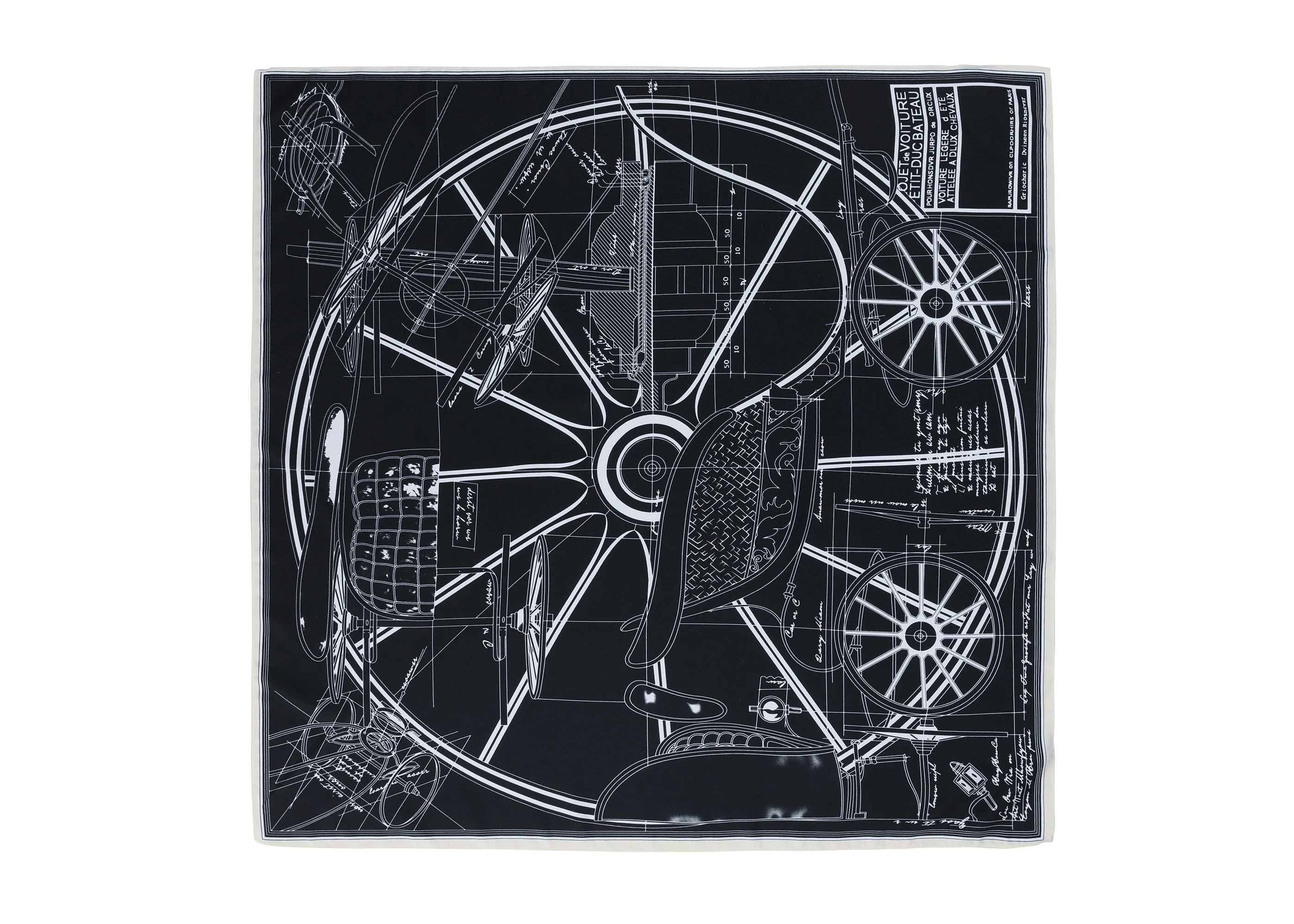 Women Square Silk Scarf - Image 27