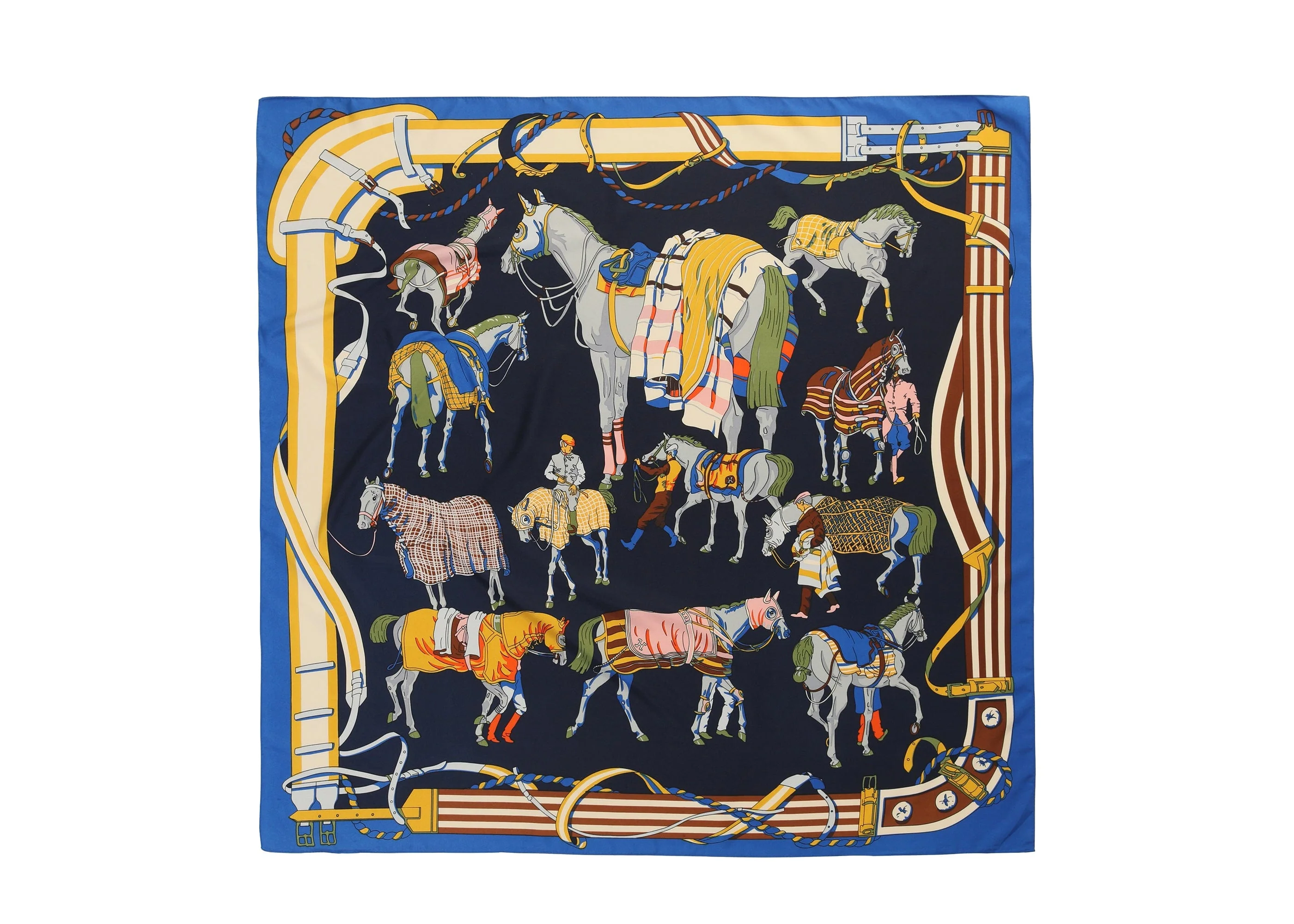 Women Square Silk Scarf - Image 34