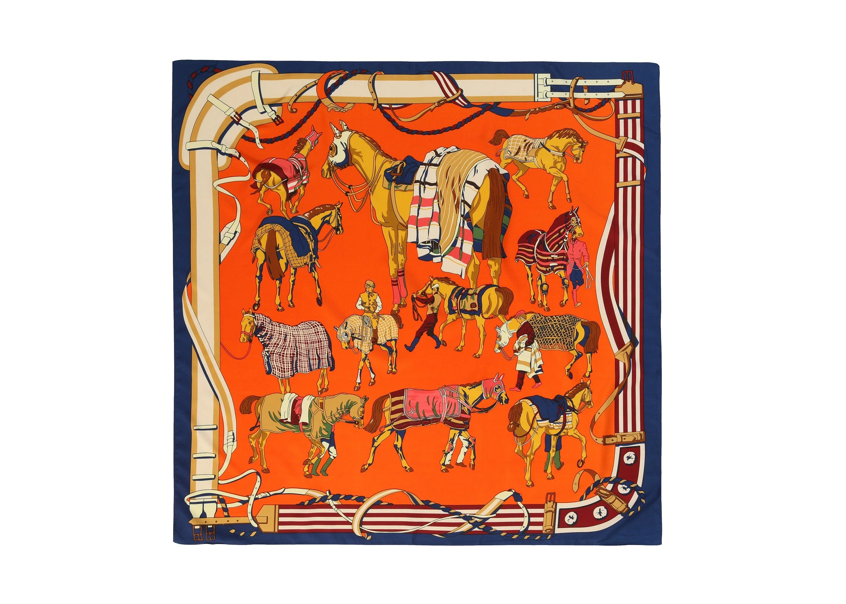 Women Square Silk Scarf - Image 35