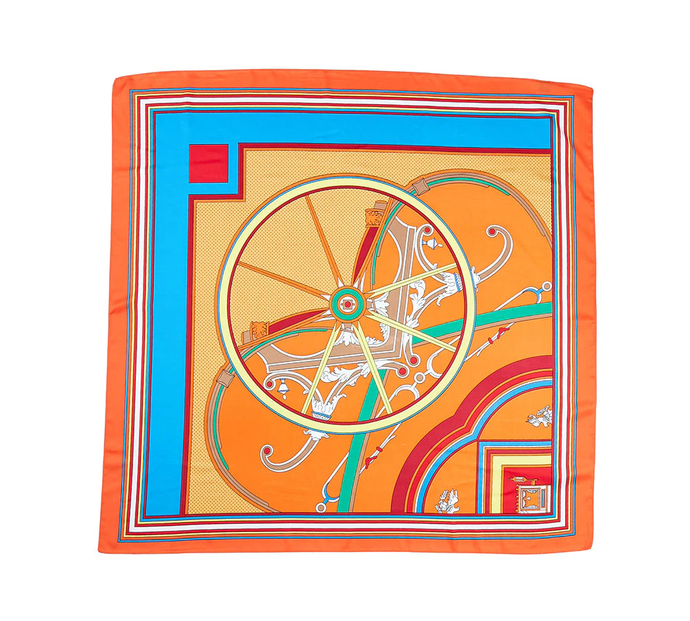 Women Square Silk Scarf - Image 39