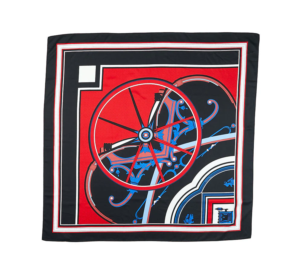 Women Square Silk Scarf - Image 40