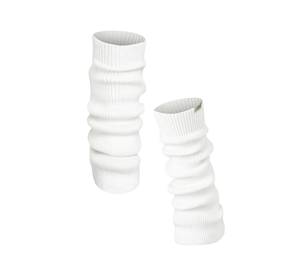 Women Stretchy Knit Leg Warmers Slouch Socks - Image 4