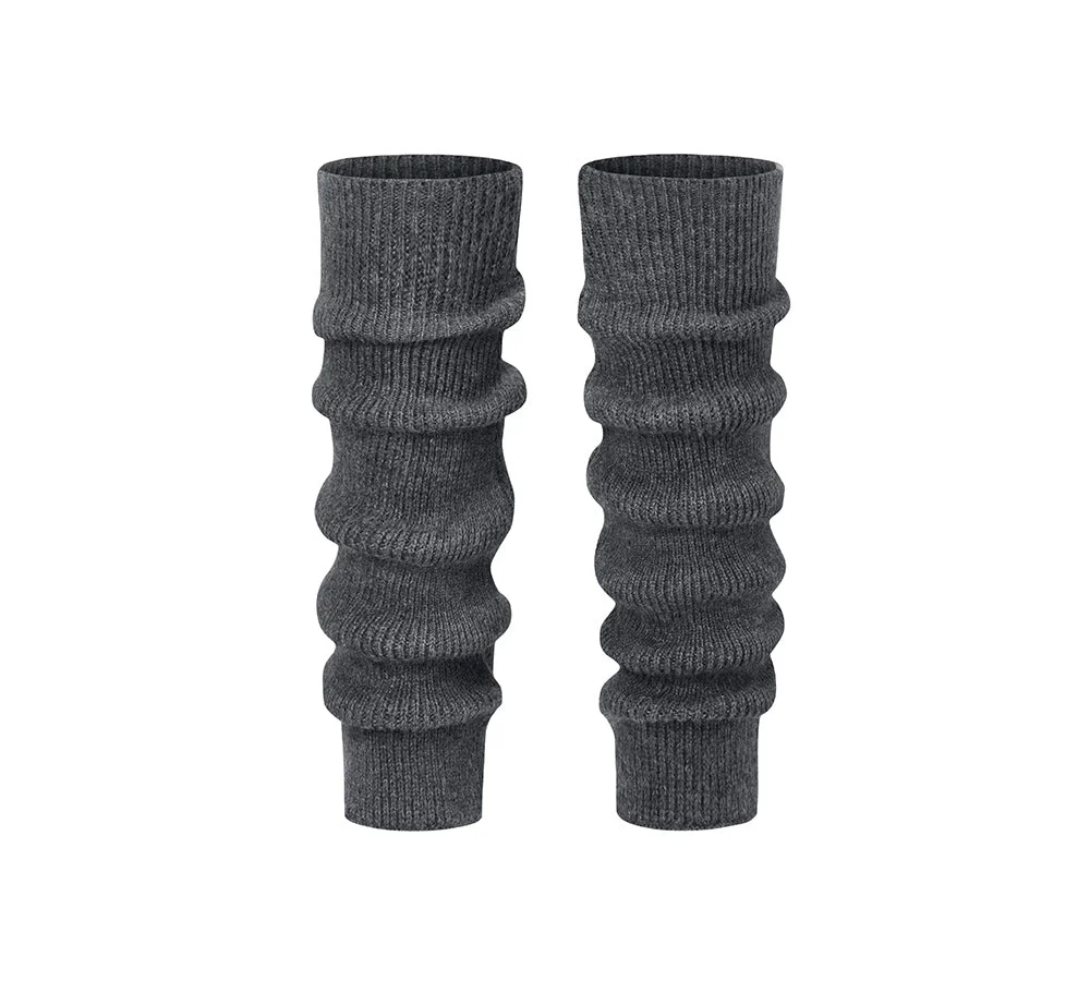 Women Stretchy Knit Leg Warmers Slouch Socks - Image 9