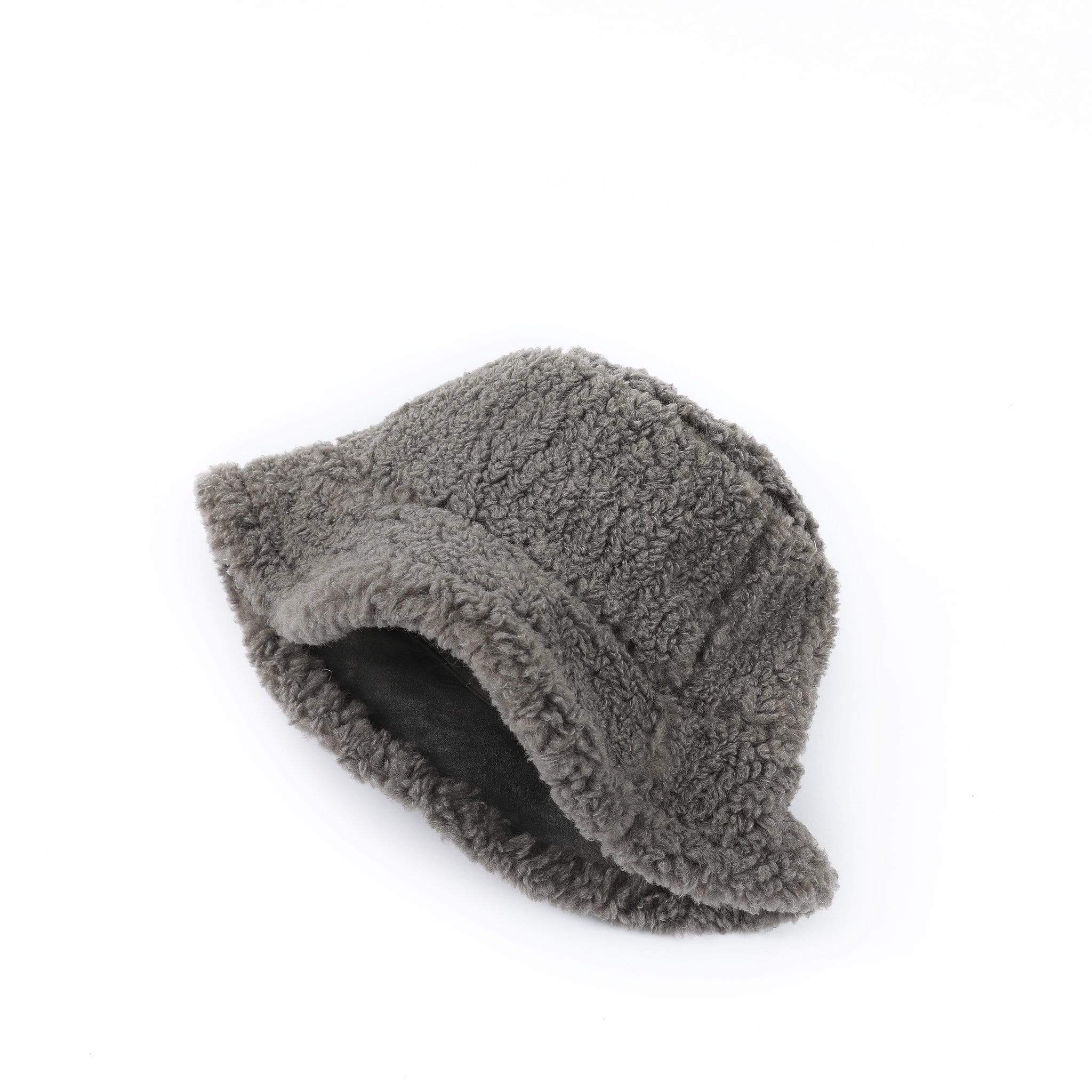 Women's Bucket Hat Winter Fluffy Reversible Hat Vic - Image 13