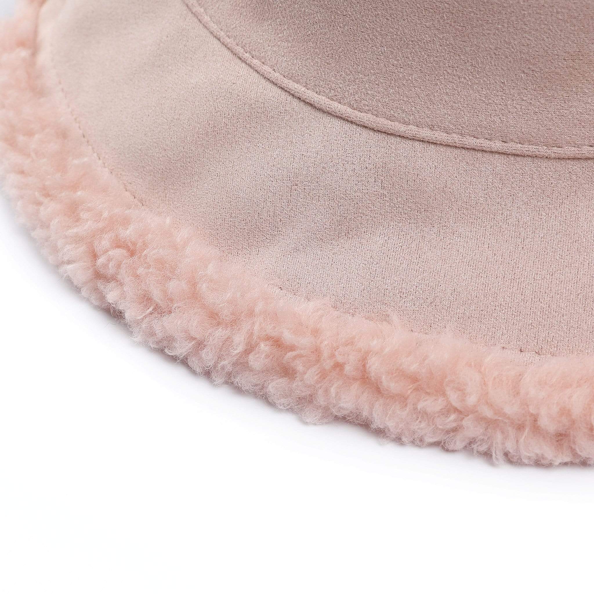 Women's Bucket Hat Winter Fluffy Reversible Hat Vic - Image 4