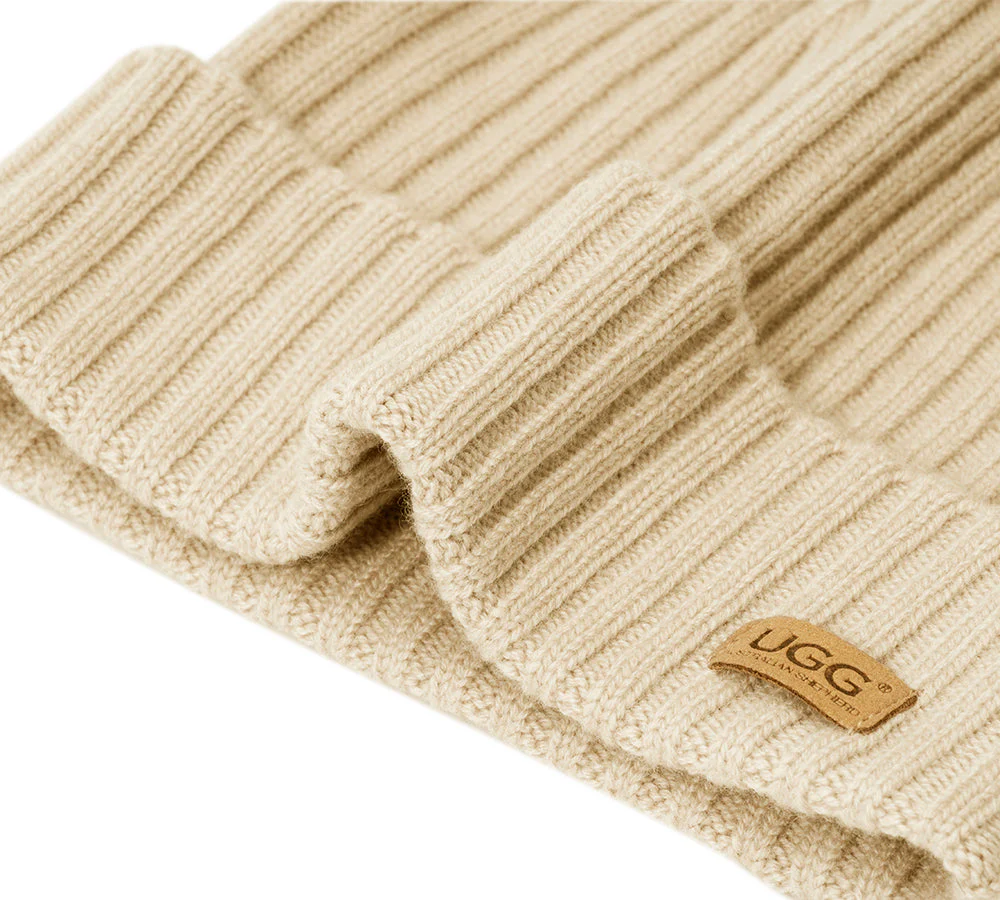 Wool Cashmere Blend Beanie Solin - Image 13