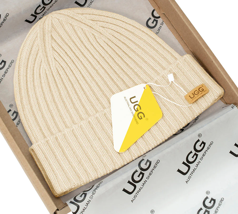 Wool Cashmere Blend Beanie Solin - Image 17