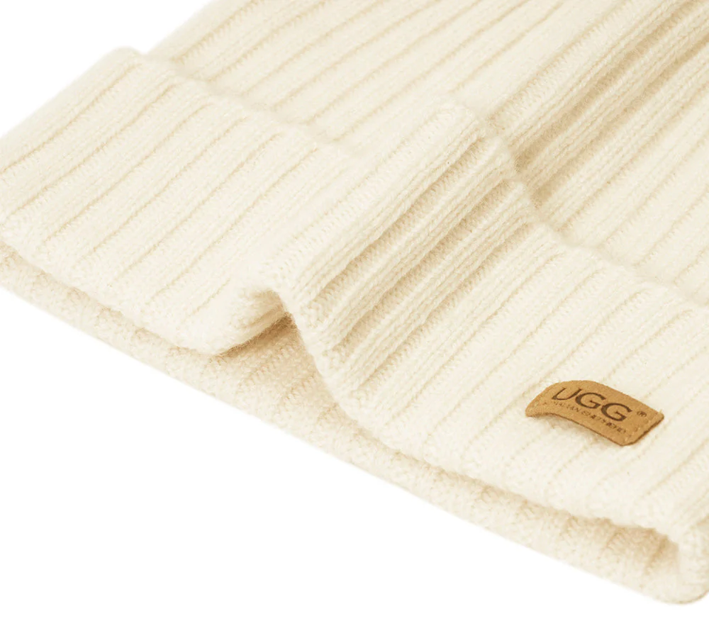 Wool Cashmere Blend Beanie Solin - Image 5