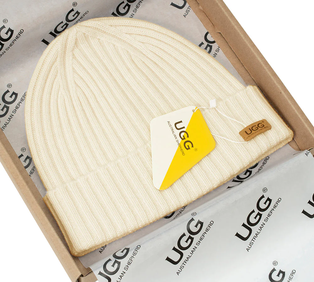 Wool Cashmere Blend Beanie Solin - Image 9