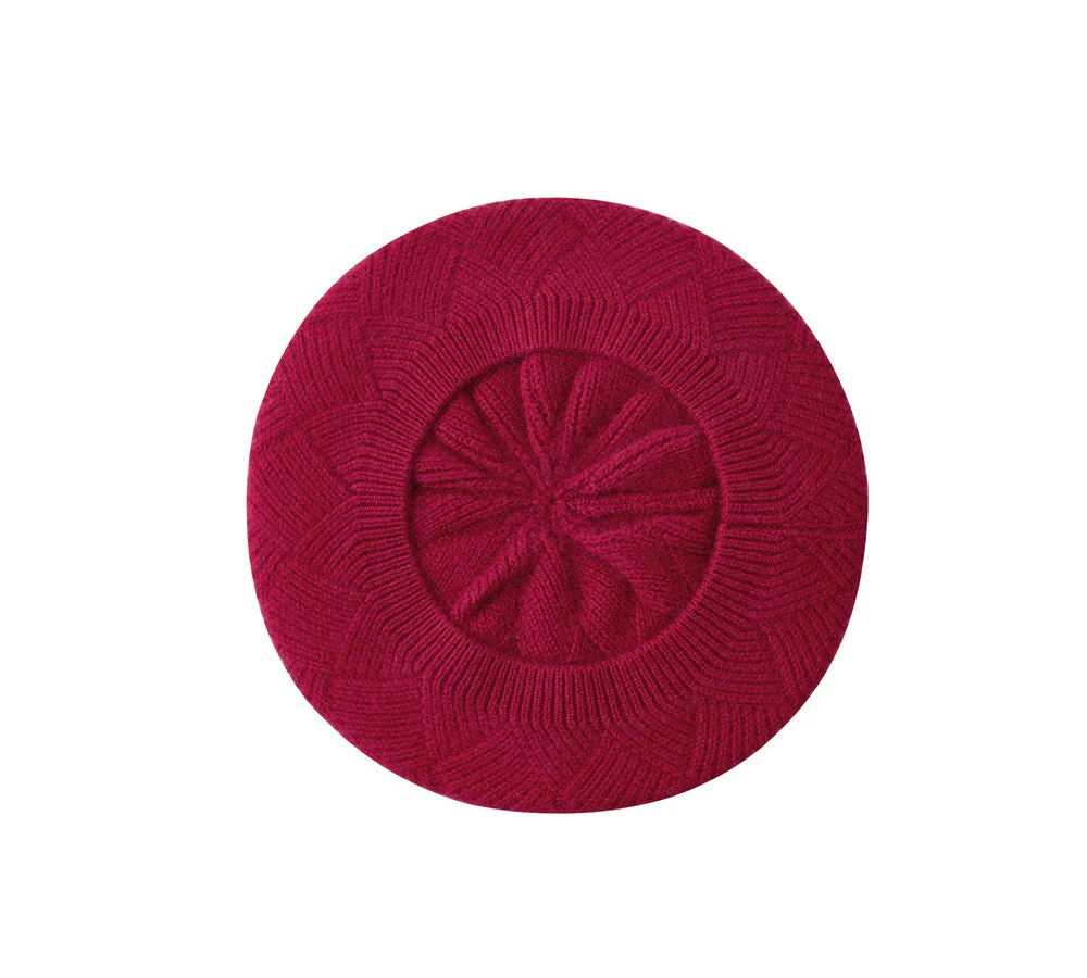 Wool Cashmere Blend Beret Hat Navine - Image 16