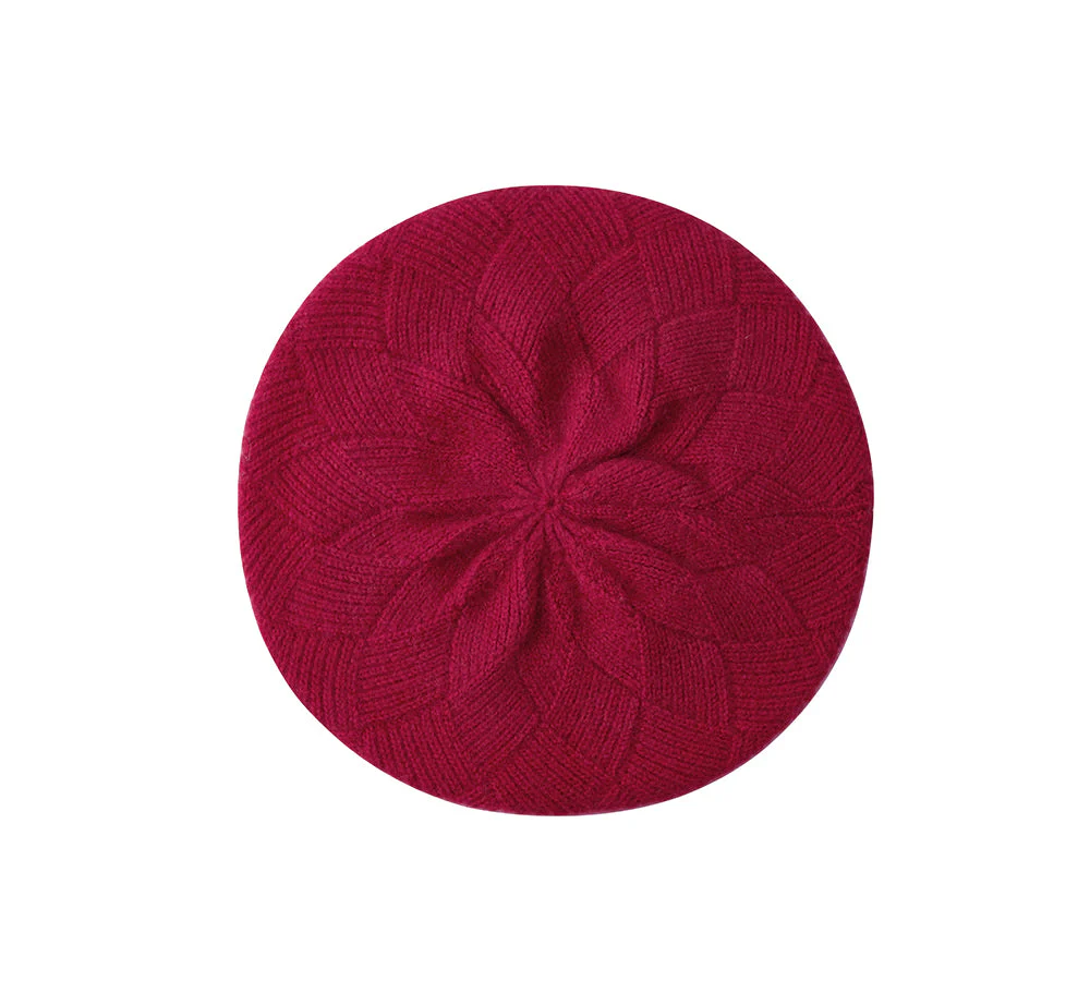 Wool Cashmere Blend Beret Hat Navine - Image 17