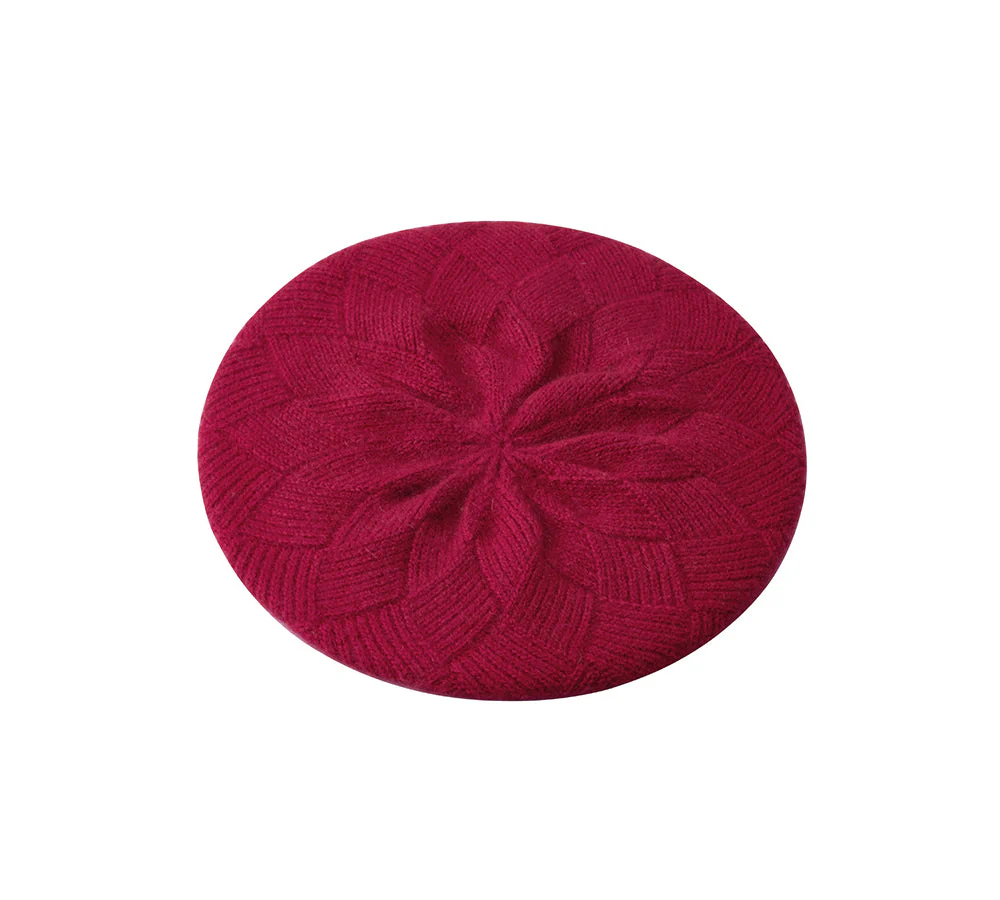 Wool Cashmere Blend Beret Hat Navine - Image 18