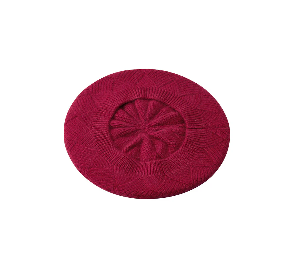 Wool Cashmere Blend Beret Hat Navine - Image 19