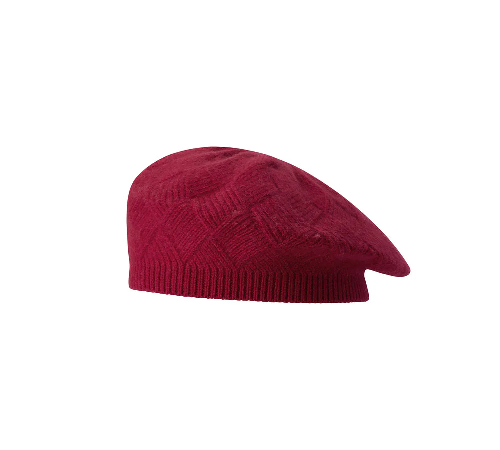 Wool Cashmere Blend Beret Hat Navine - Image 20