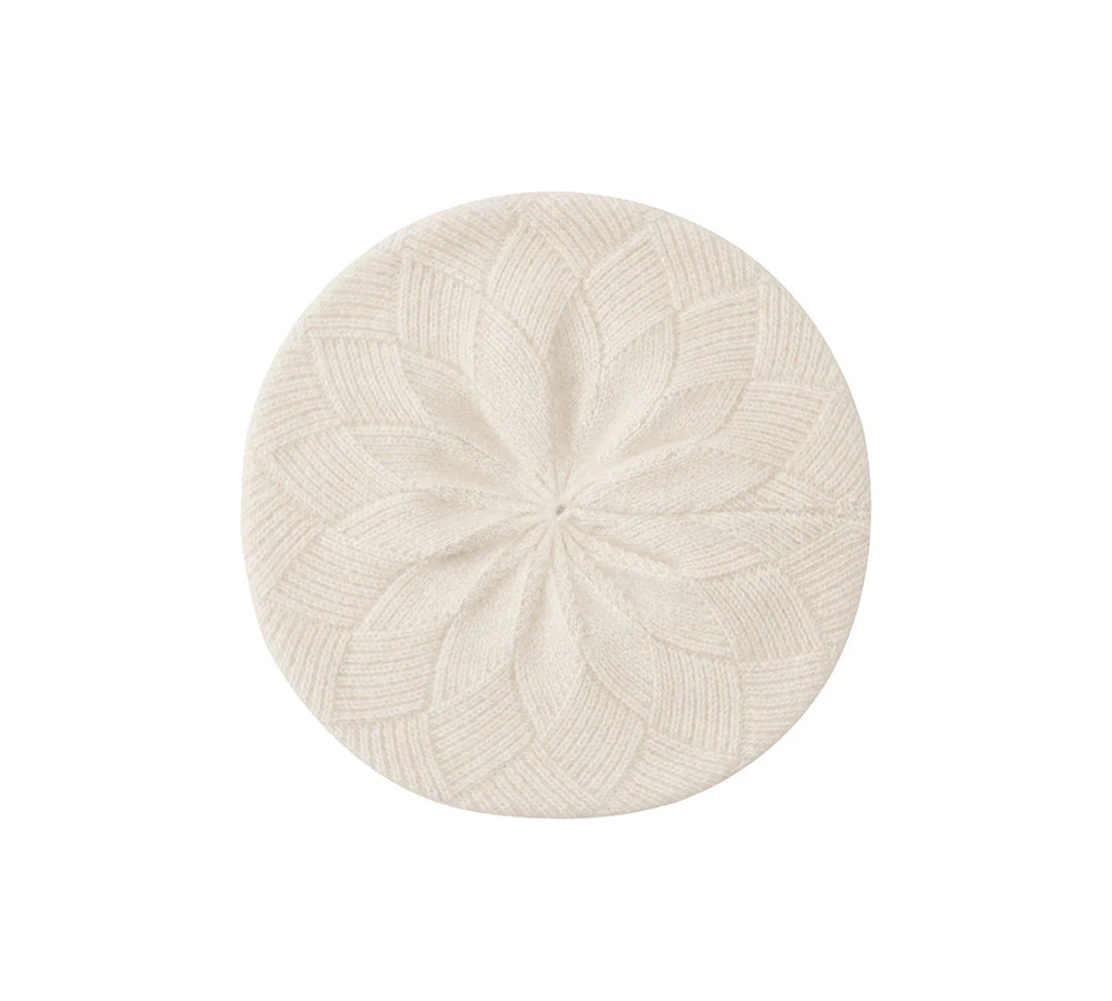 Wool Cashmere Blend Beret Hat Navine - Image 3
