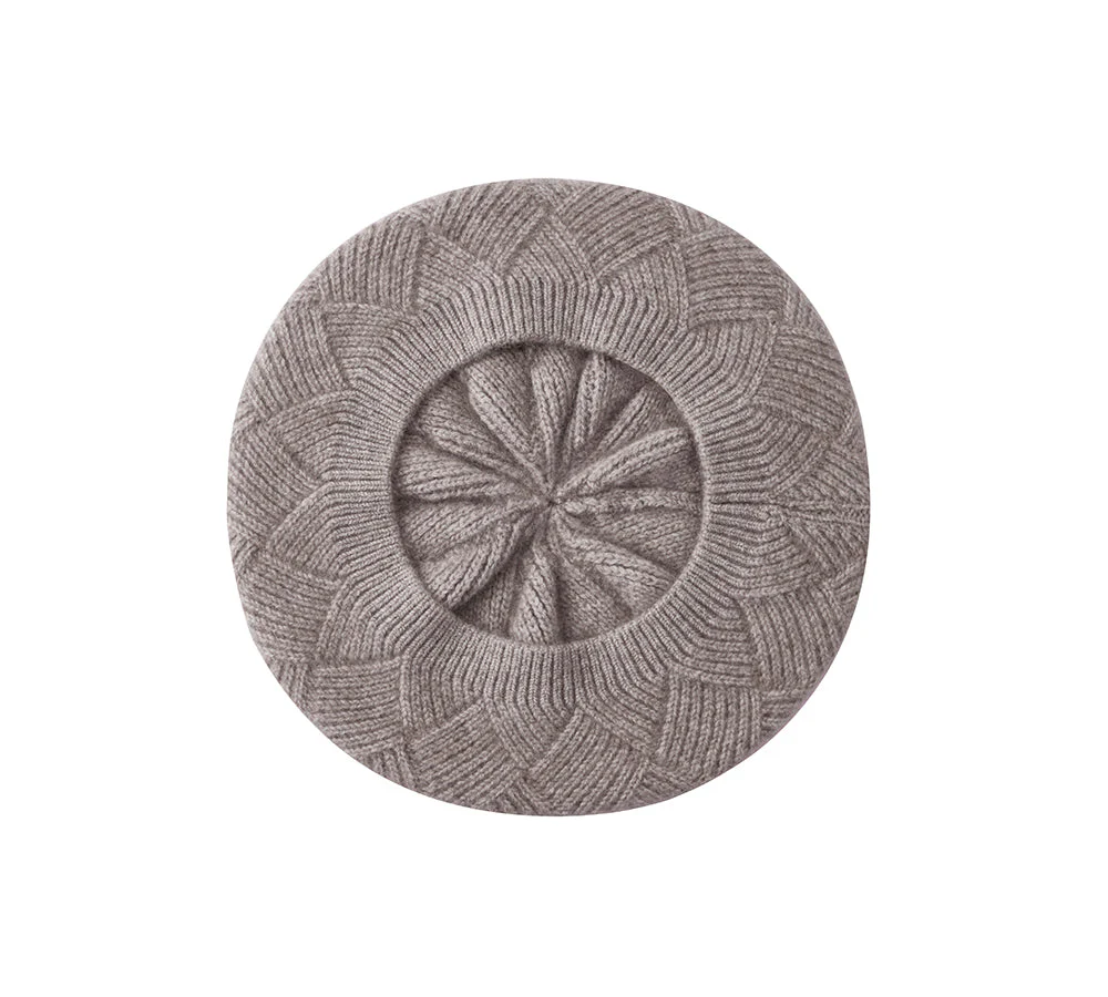Wool Cashmere Blend Beret Hat Navine - Image 9