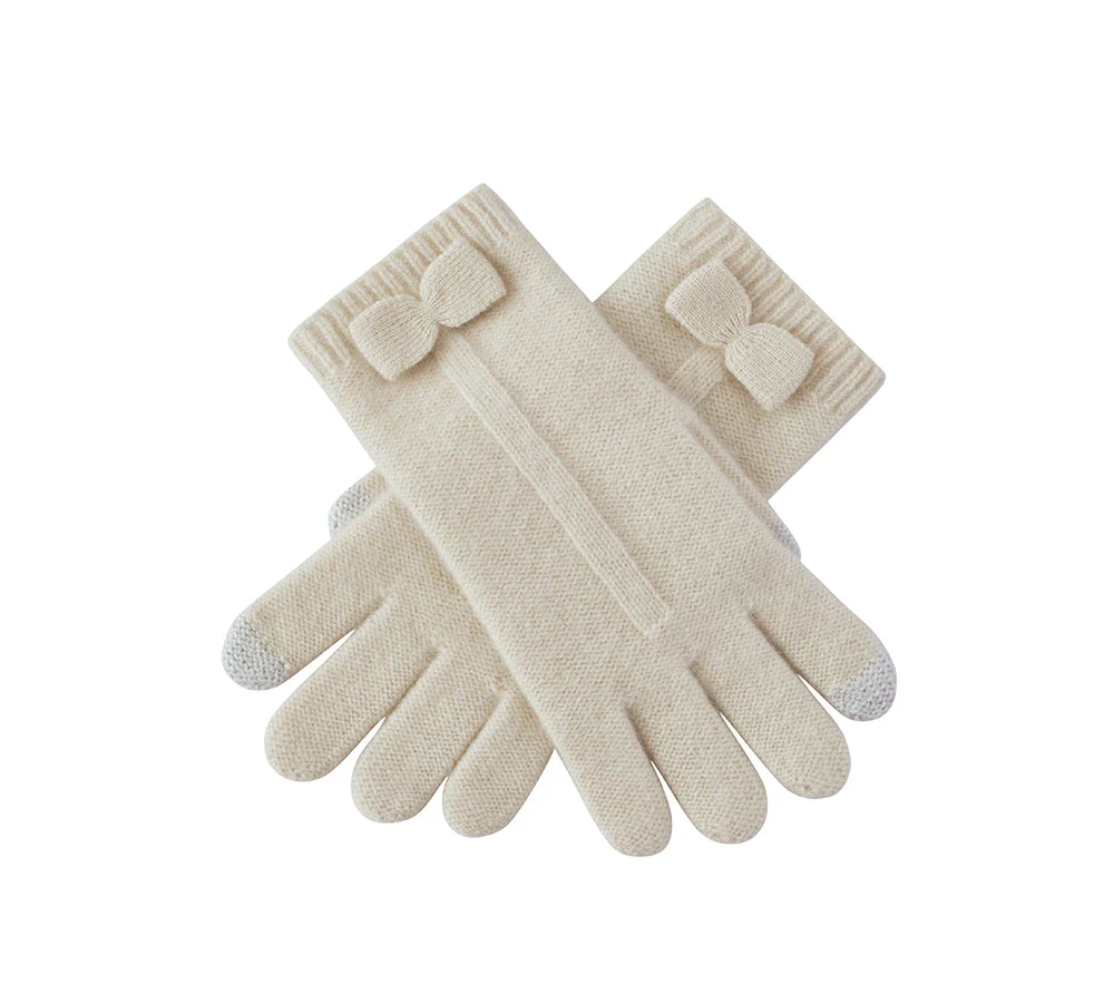Wool Cashmere Blend Bow Touchscreen Glove Winory - Image 6