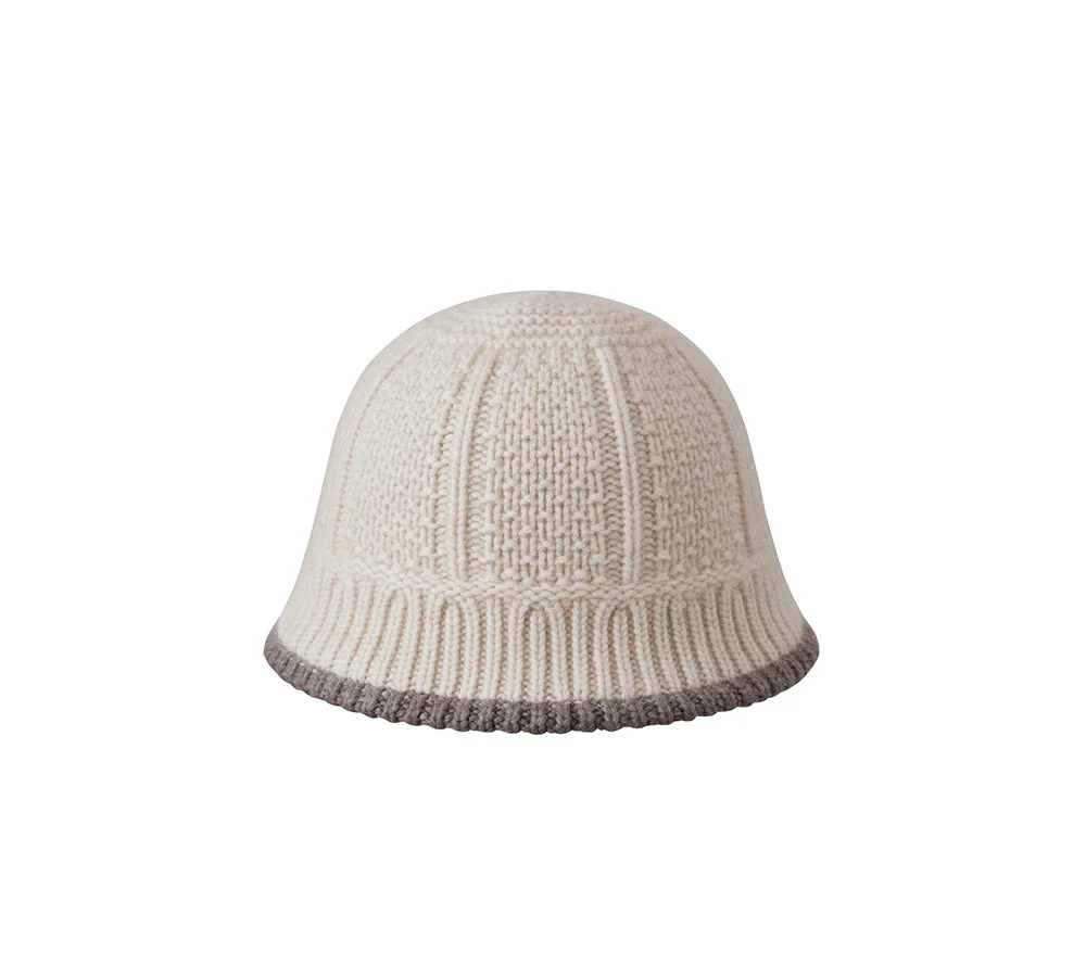 Wool Cashmere Blend Bucket Hat Fluffo - Image 3