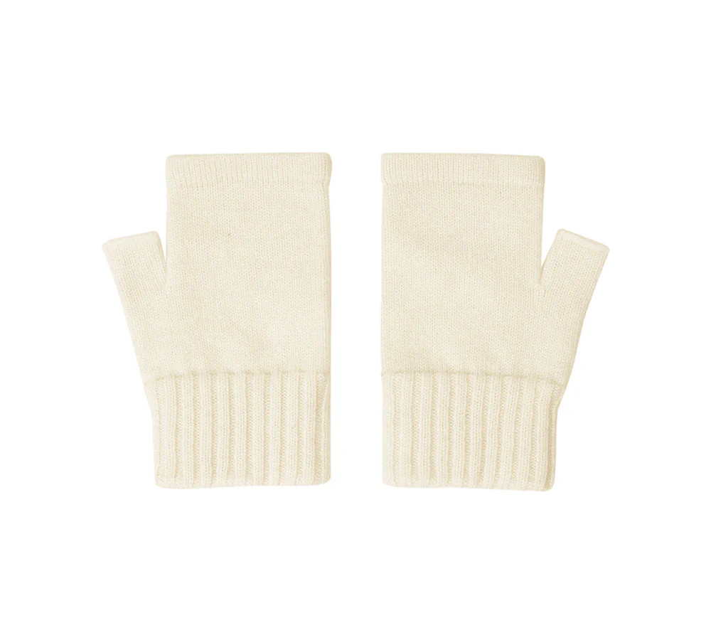 Wool Cashmere Blend Fingerless Gloves Palra - Image 3