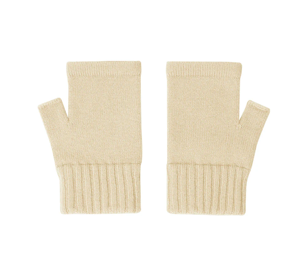 Wool Cashmere Blend Fingerless Gloves Palra - Image 9