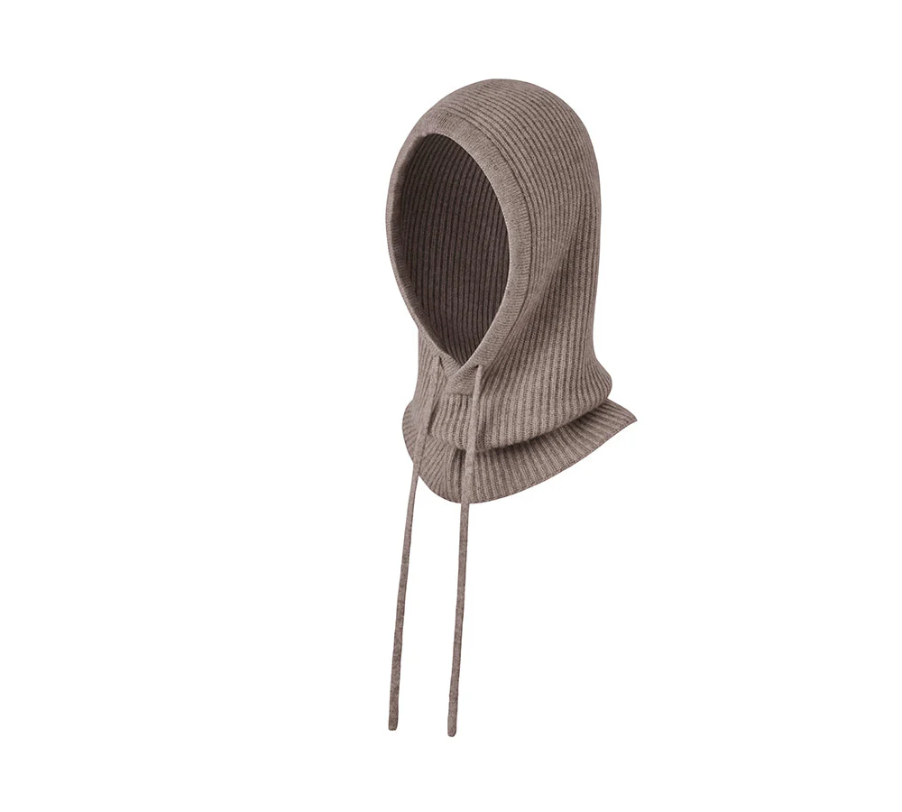 Wool Cashmere Blend Knit Hood - Image 10