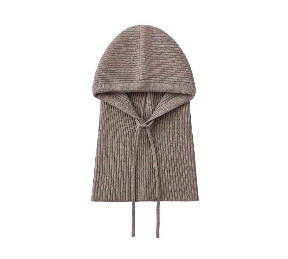 Wool Cashmere Blend Knit Hood - Image 15