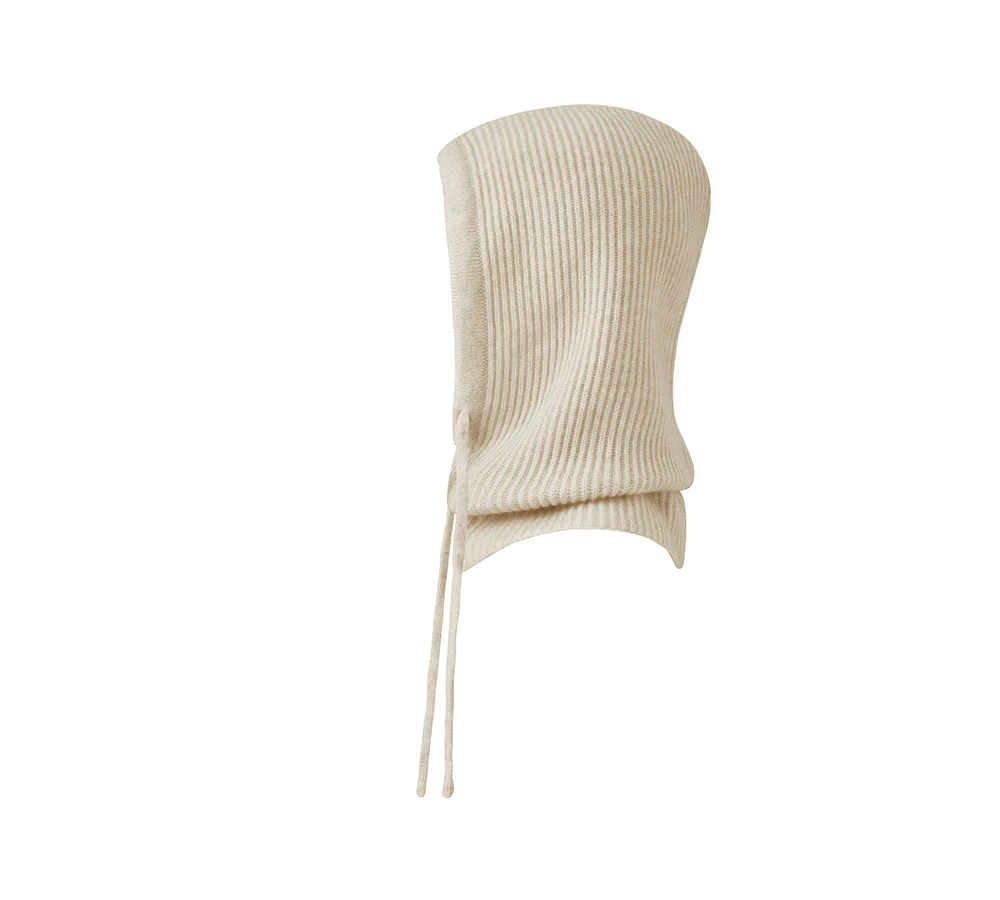 Wool Cashmere Blend Knit Hood - Image 19
