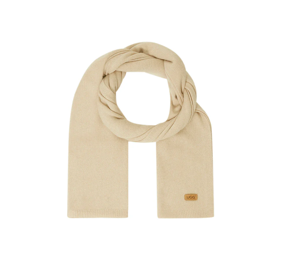 Wool Cashmere Blend Plain Scarf Arven - Image 11