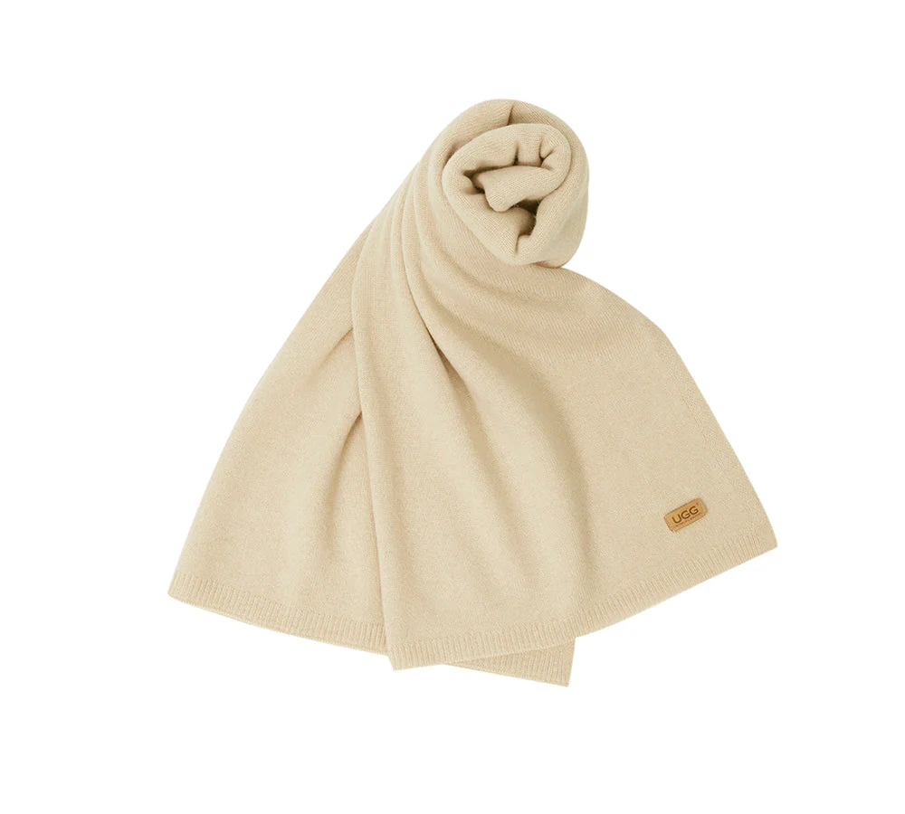 Wool Cashmere Blend Plain Scarf Arven - Image 13