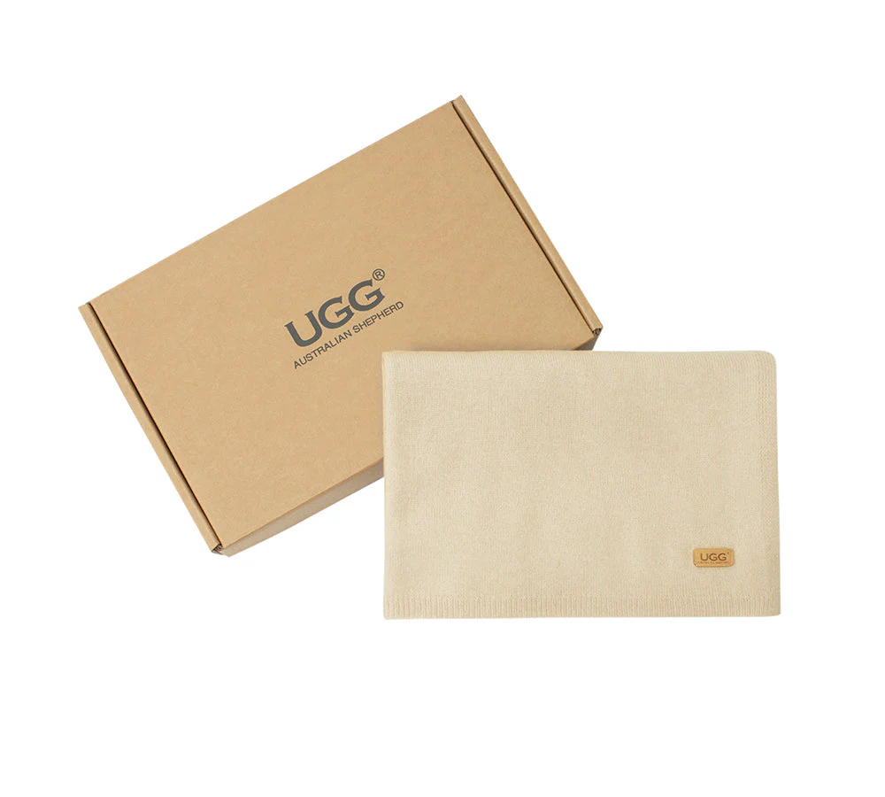 Wool Cashmere Blend Plain Scarf Arven - Image 15